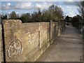 This concrete parapet wall is 100 years old!