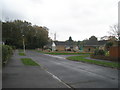 Approaching the junction of  Ruskin Way and Masefield Crescent