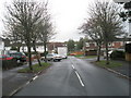 Looking along Swinburn Gardens towards Bunting Gardens