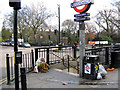 Entrance to Bethnal Green Underground station