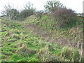 ST7168 : Hill Fort bank and ditch defences by James Ayres