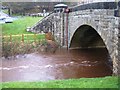 Castleton Bridge and River Esk (west side)