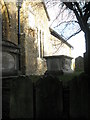 Tomb in the churchyard at St Peter and St Paul, Godalming