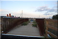 Footbridge on the Rainham to Purfleet Footpath