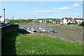 Pill Harbour with boats on the mud at low tide