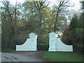 The imposing entrance to Rockbeare Manor