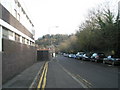 Looking eastwards along Catteshall Lane