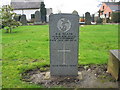 NZ3364 : Commonwealth War Grave in Jarrow Cemetery (WW1-19) by Vin Mullen