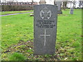 NZ3364 : Commonwealth War Grave in Jarrow Cemetery (WW1-36) by Vin Mullen