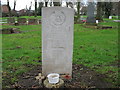 NZ3364 : Commonwealth War Grave in Jarrow Cemetery (WW2-16) by Vin Mullen