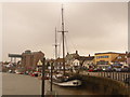 TF9143 : Wells-next-the-Sea: the quayside by Chris Downer