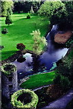 W6075 : Blarney Castle Grounds - Adjacent towers & stream by Joseph Mischyshyn