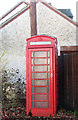 K6 telephone box in Pond Lane