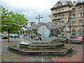 SE1632 : Quatrefoil for Delius, Exchange Square, Bradford by Phil Champion