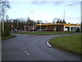 Shell filling station, Stirchley roundabout