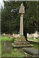 Cross in Badgeworth churchyard