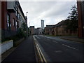 Trawler Road Swansea, with high rise