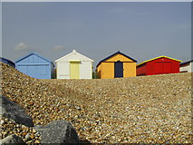 TQ7808 : Beach huts at West Marina, St. Leonards, East Sussex by nick macneill