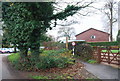 Footpath signposted off Church Lane, Bearsted