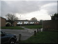 Looking from Coates Way over to Byrd Close