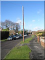 Telegraph pole in Aldridge Close