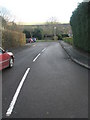 Approaching a bend in Redwing Road