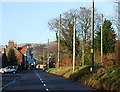 Approach to the hotel in Fettercairn