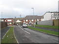 Looking up Bromyard Close towards Ludlow Road