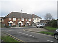 Looking from Bromyard Crescent across Ludlow Road towards Beehive Terrace