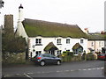 Thatched cottages, East Ogwell