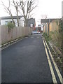 Looking from Stockton Close into Leominster Road