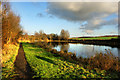 The fishing pond at Land Gate Farm