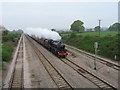 Black 5 45407 at Llandevenny