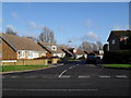 Looking from Twyford Road into Roseberry Close