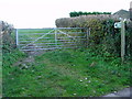 Public footpath to Brockhole Lane