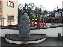 J3979 : Johnny the Jig sculpture, Holywood by Kenneth  Allen