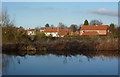 Clayworth village from the canal