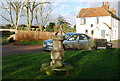 Sundial in the centre of Stodmarsh