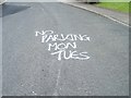 No parking Mon and Tues, Church Close, Oughtibridge