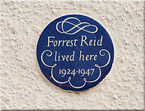 J3874 : Forrest Reid plaque, Belfast by Albert Bridge