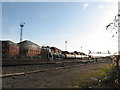 70013 Oliver Cromwell at Pengam Sidings, Cardiff