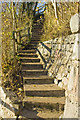 Steps leading down to the Platties