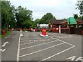 Office and entry/exit barriers, Cherry Hinton Caravan Club Site