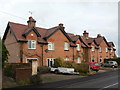 Estate cottages on Hollygate Lane