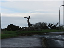 G6339 : " Gazing out to sea " Rosses Point by Willie Duffin