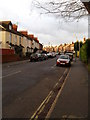 Looking north-west up The Crescent