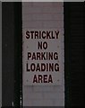 Strickly No Parking