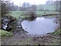 Weir on the Shawend Burn