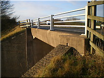 SJ7308 : M54 bridge parapet by Richard Law