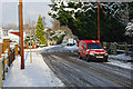 The mail gets through the snow, Tinsley Lane